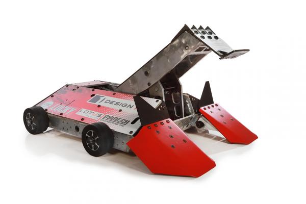 Competitor "Lucky" at BattleBots 2022 (Select Fights Only)