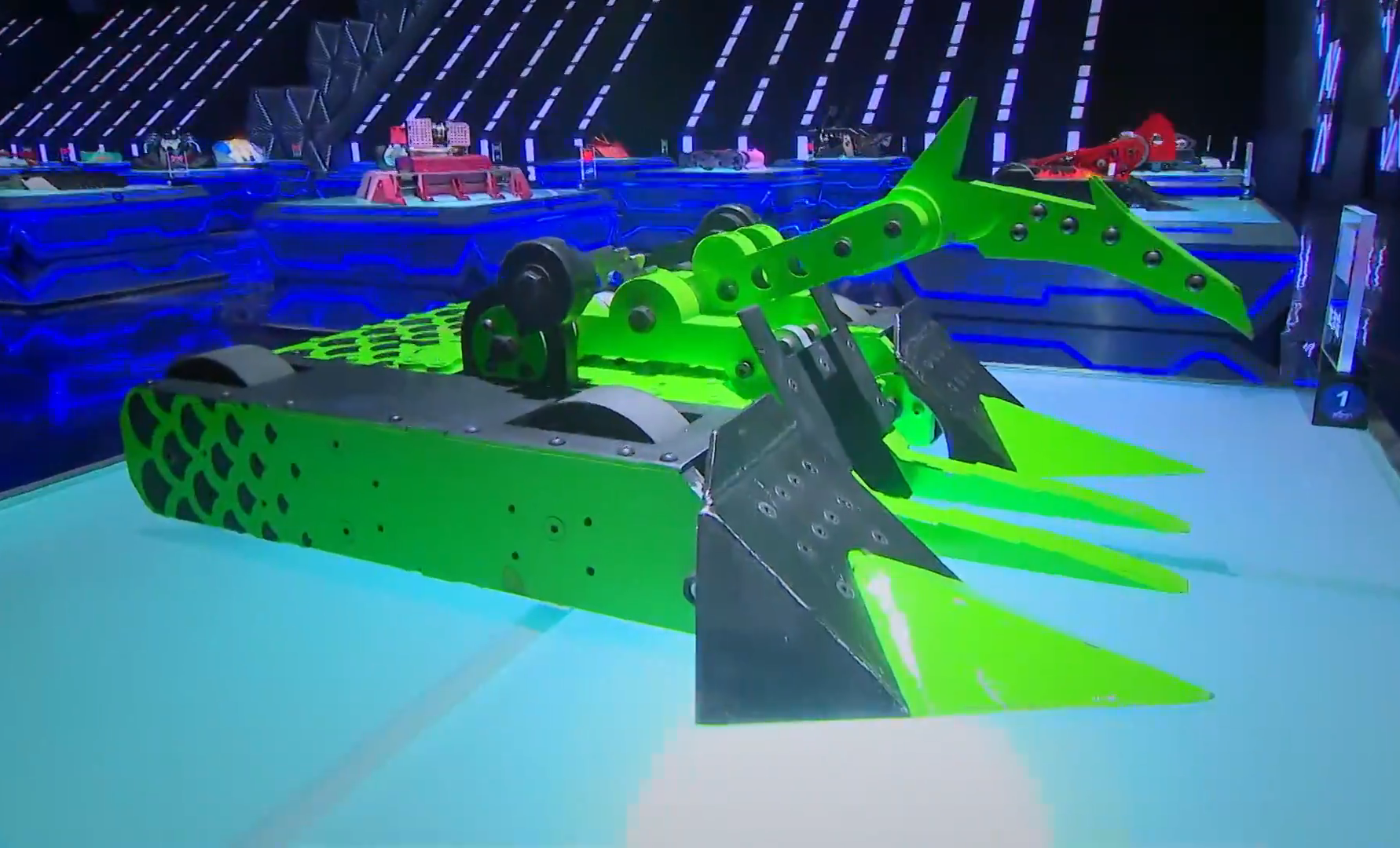 Competitor "贪吃蛇" at This is Fighting Robots (Select Fights Only)