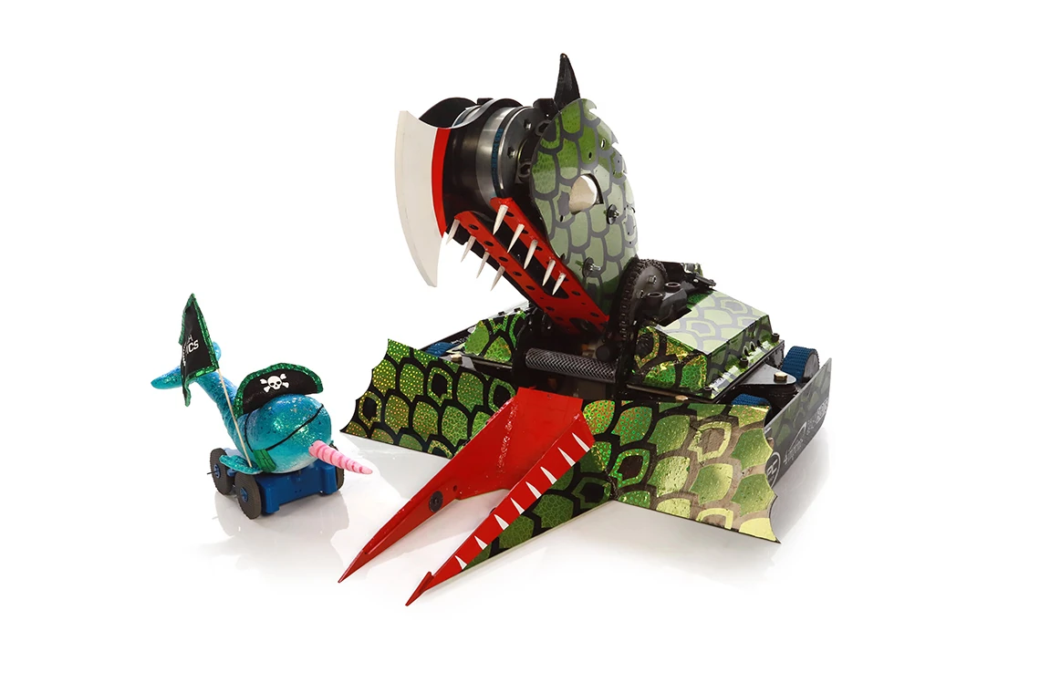 Competitor "Kraken" at BattleBots 2022 (Select Fights Only)