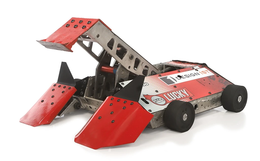 Competitor "Lucky" at BattleBots 2021 (Select Fights Only)